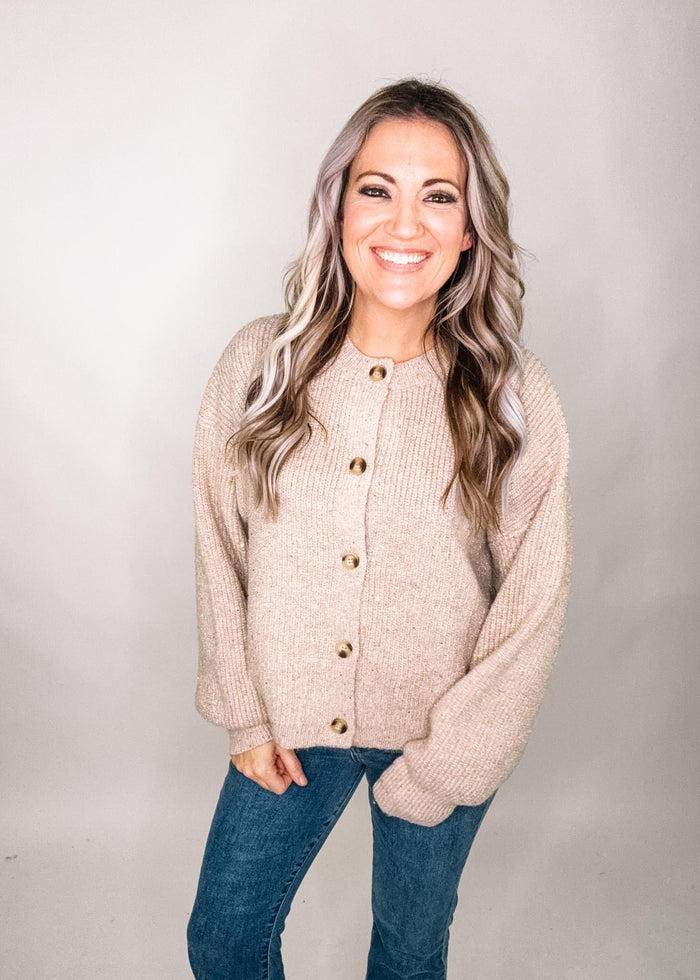 Sequin Sparkle Cardigan