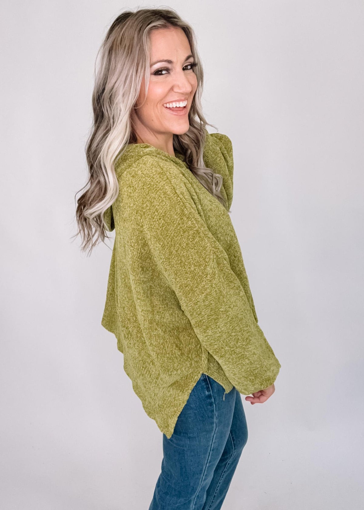 Soft Knit Henley Hoodie