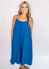 Gauze Midi Dress