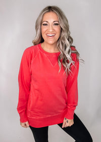 French Terry Pullover with Pockets