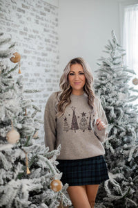 Mid-Rise Plaid Mini Skirt with Pleat Detail