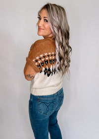 Short Sleeve Knit Sweater