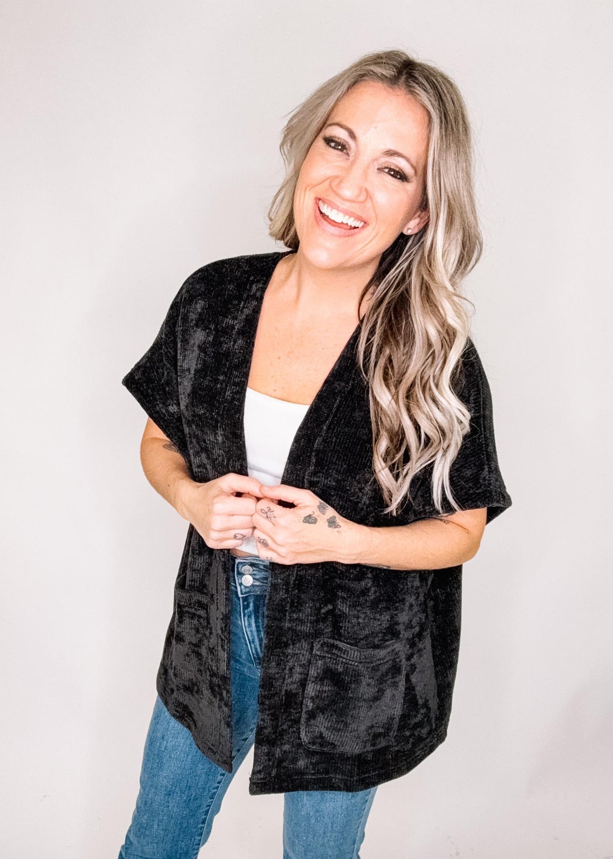 BLACK FRIDAY- Chenille Cardigan