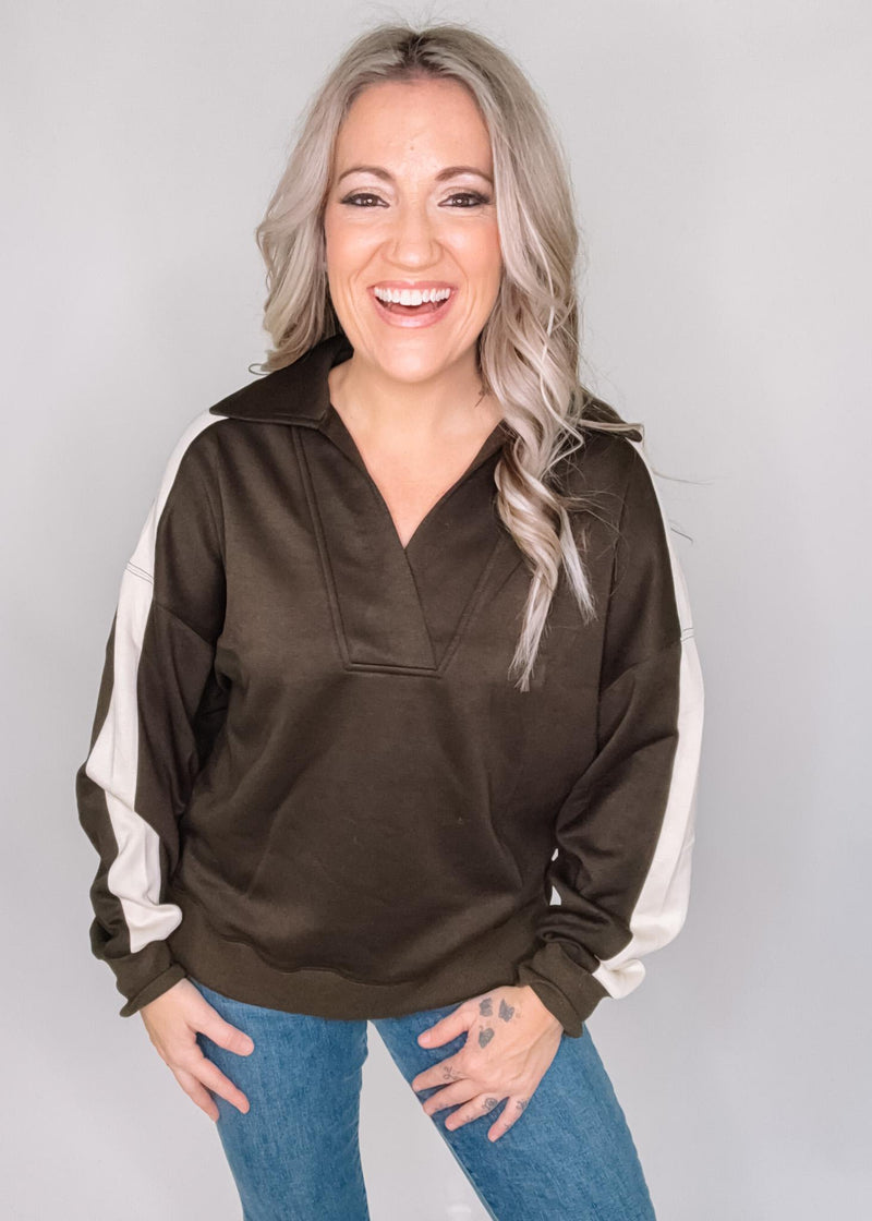 BLACK FRIDAY- Espresso Pullover