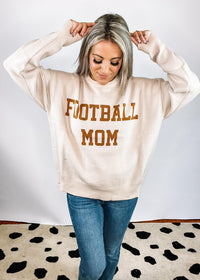 Football Mom Crew Pullover