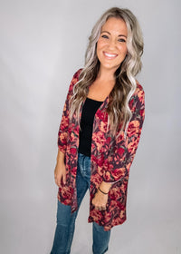 Liz Cardigan Eggplant