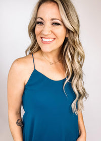 Double Layer Scoop Neck Camisole