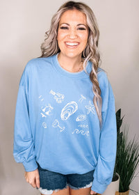 Light Blue Summer Vibes Sweatshirt