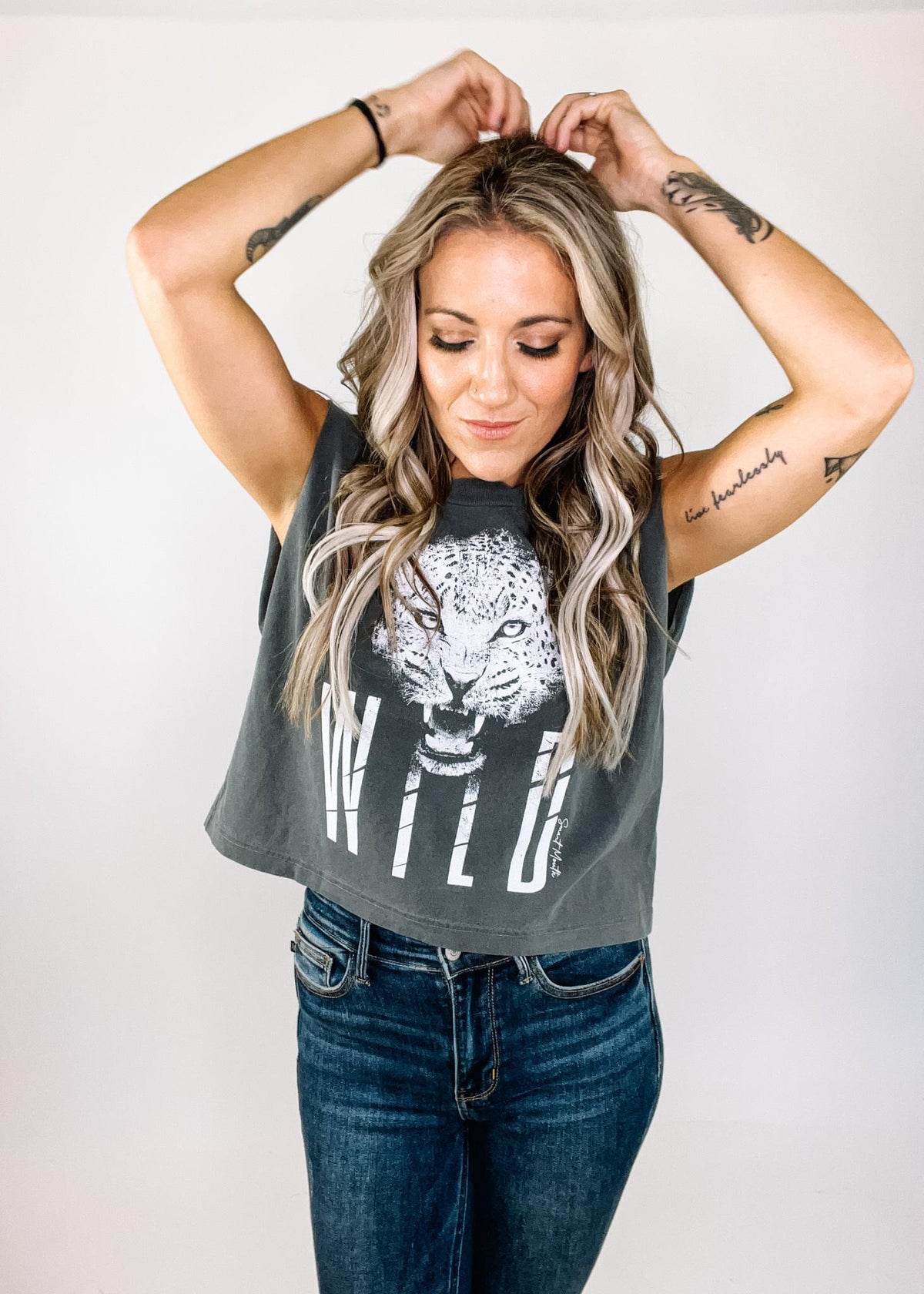 Wild Leopard Graphic Tank