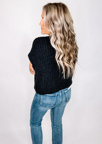 Oversized Button Down Knit Sweater