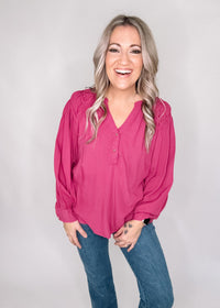 BLACK FRIDAY- Magenta Top