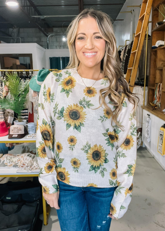 Sunflower Knit Sweater