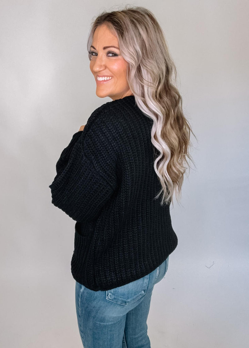Chunky Button Knit Top