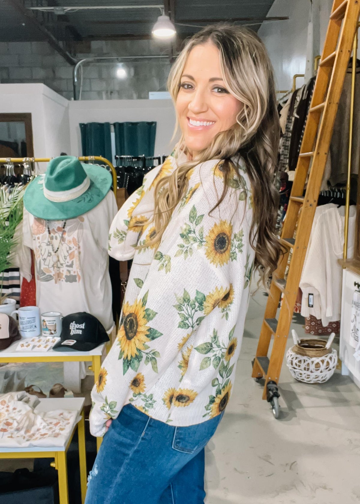 Sunflower Knit Sweater