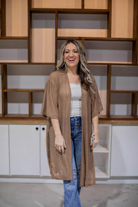 Mocha Lace Kimono