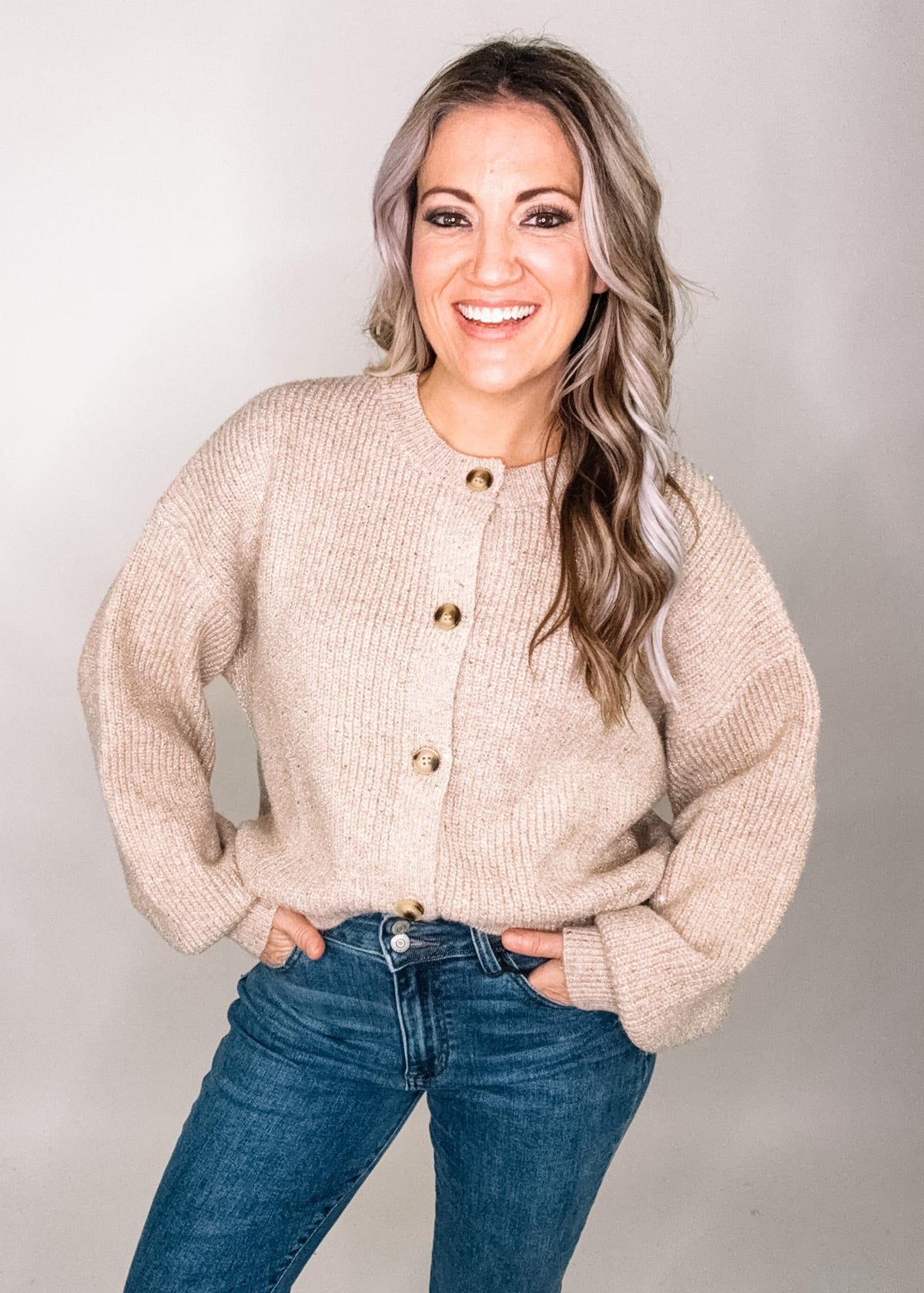 Sequin Sparkle Cardigan