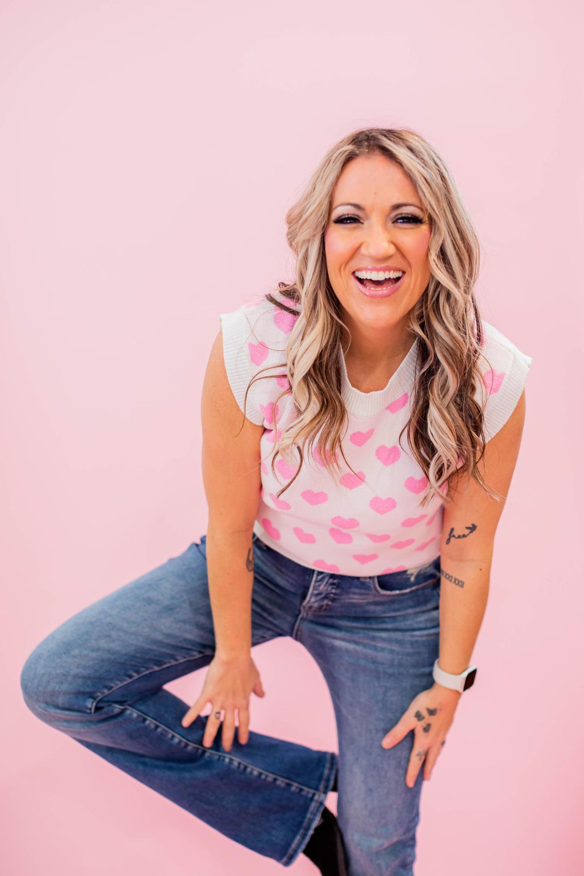 Classic Heart Crew Top