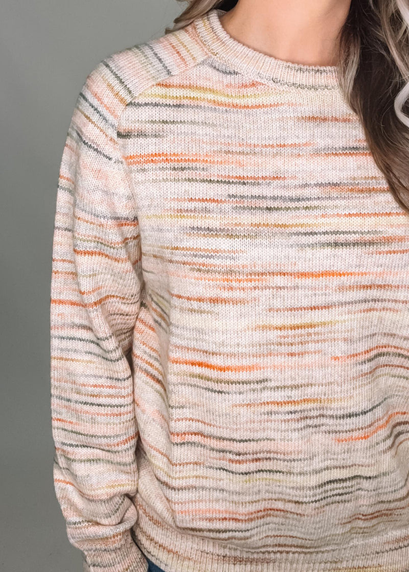 Heathered Knit Sweater