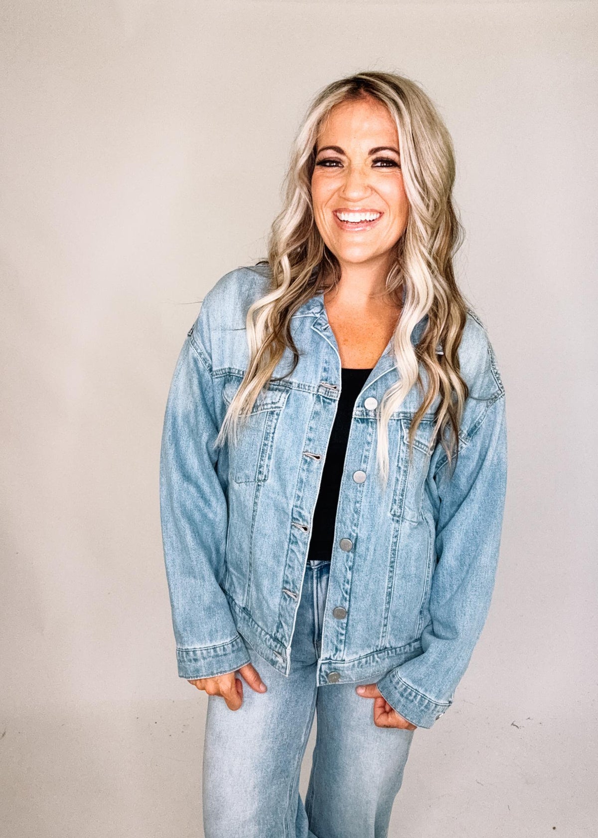 Risen Oversized Denim Jacket