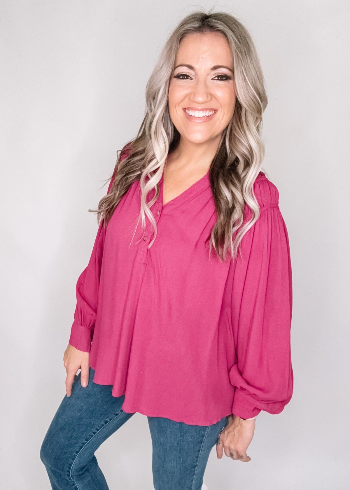 BLACK FRIDAY- Magenta Top