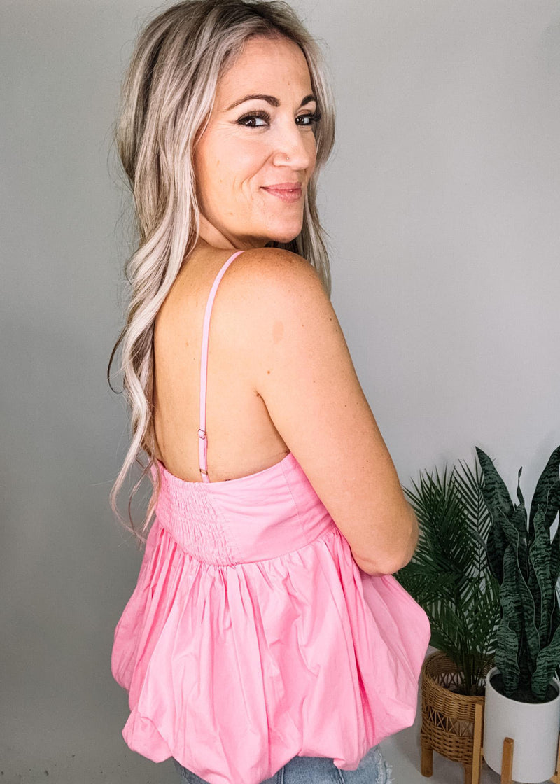 Bubble Hem Camisole Top
