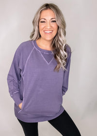 French Terry Pullover with Pockets