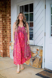 Pink Multi Pattern Romper