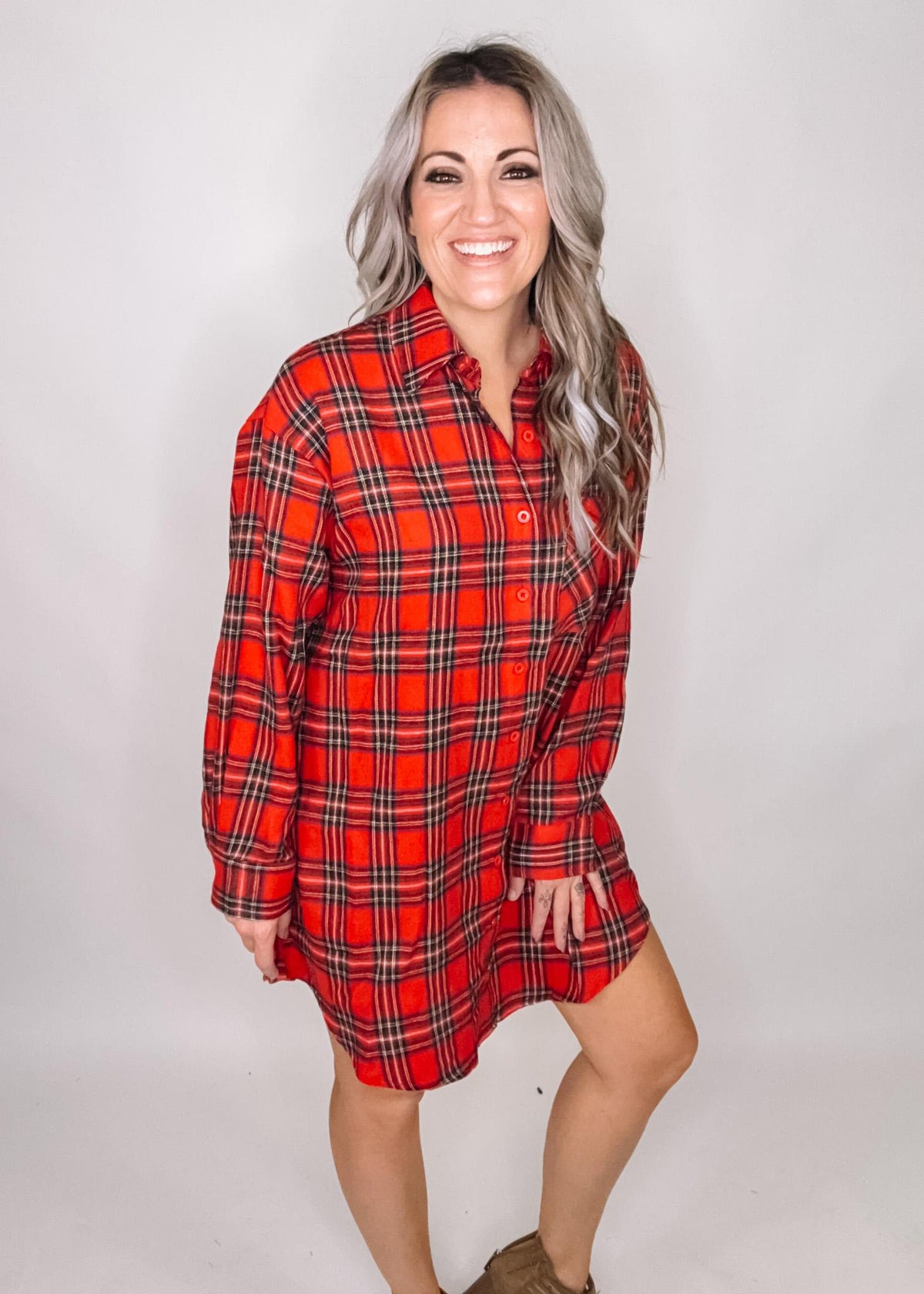 Plaid Flannel Button Down