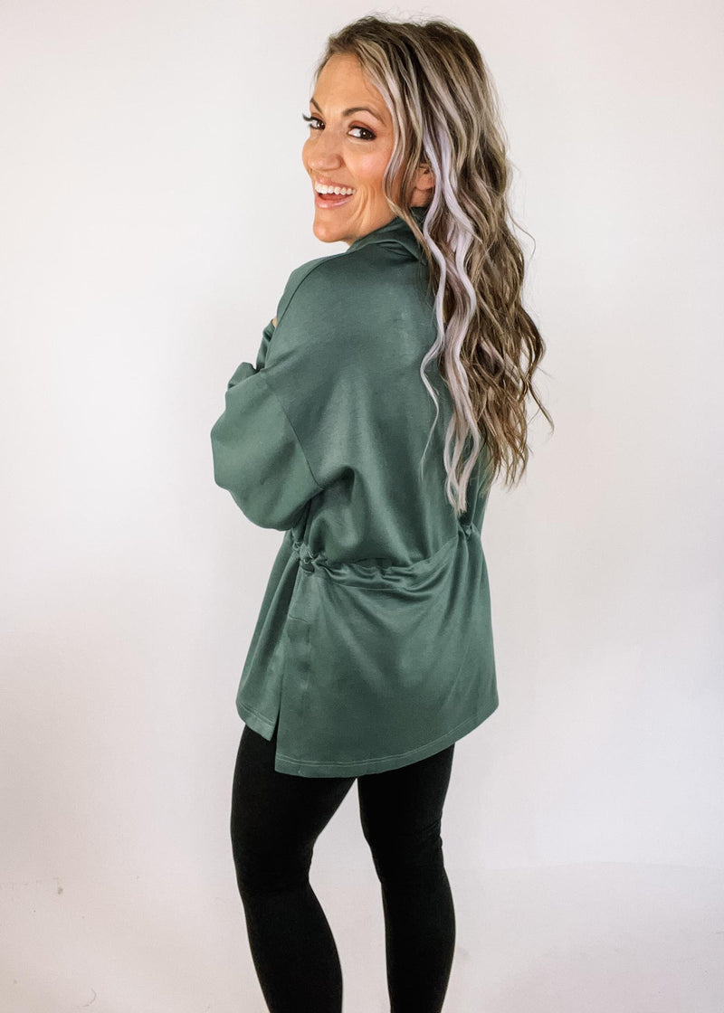 Forest Green Cowl Neck Tunic