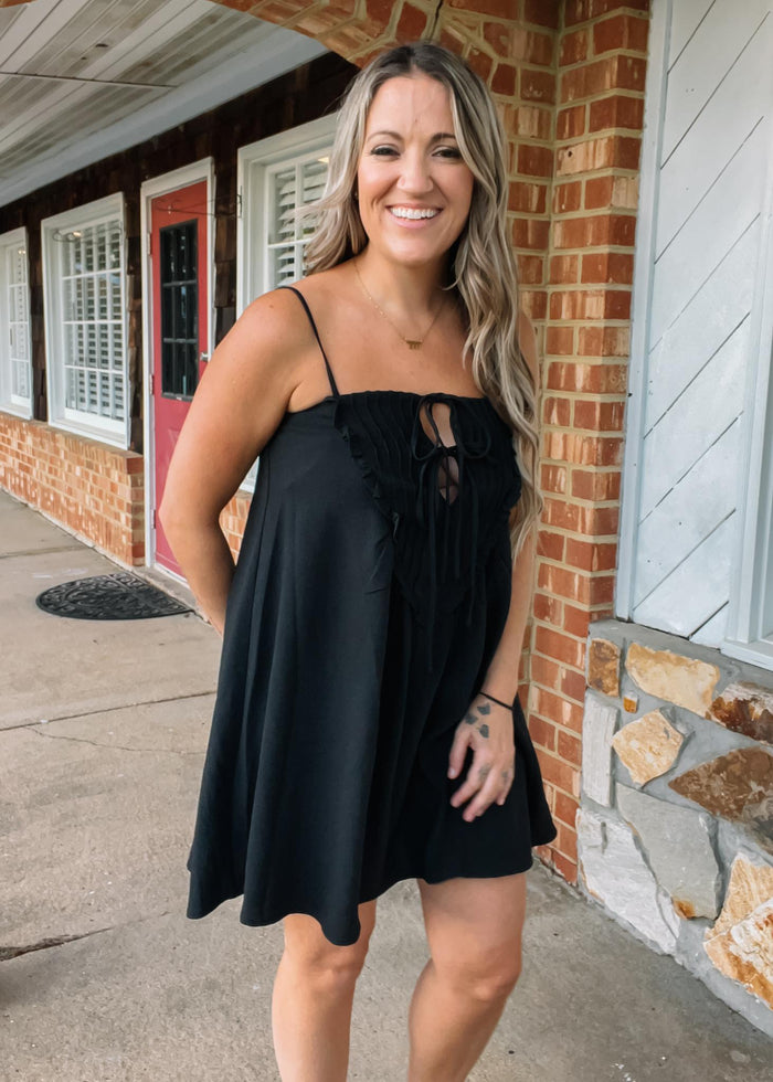 Pin Tuck and Baby Frill Dress