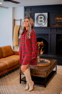 Plaid Flannel Button Down