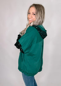 Sparkle Sleeve Hoodie