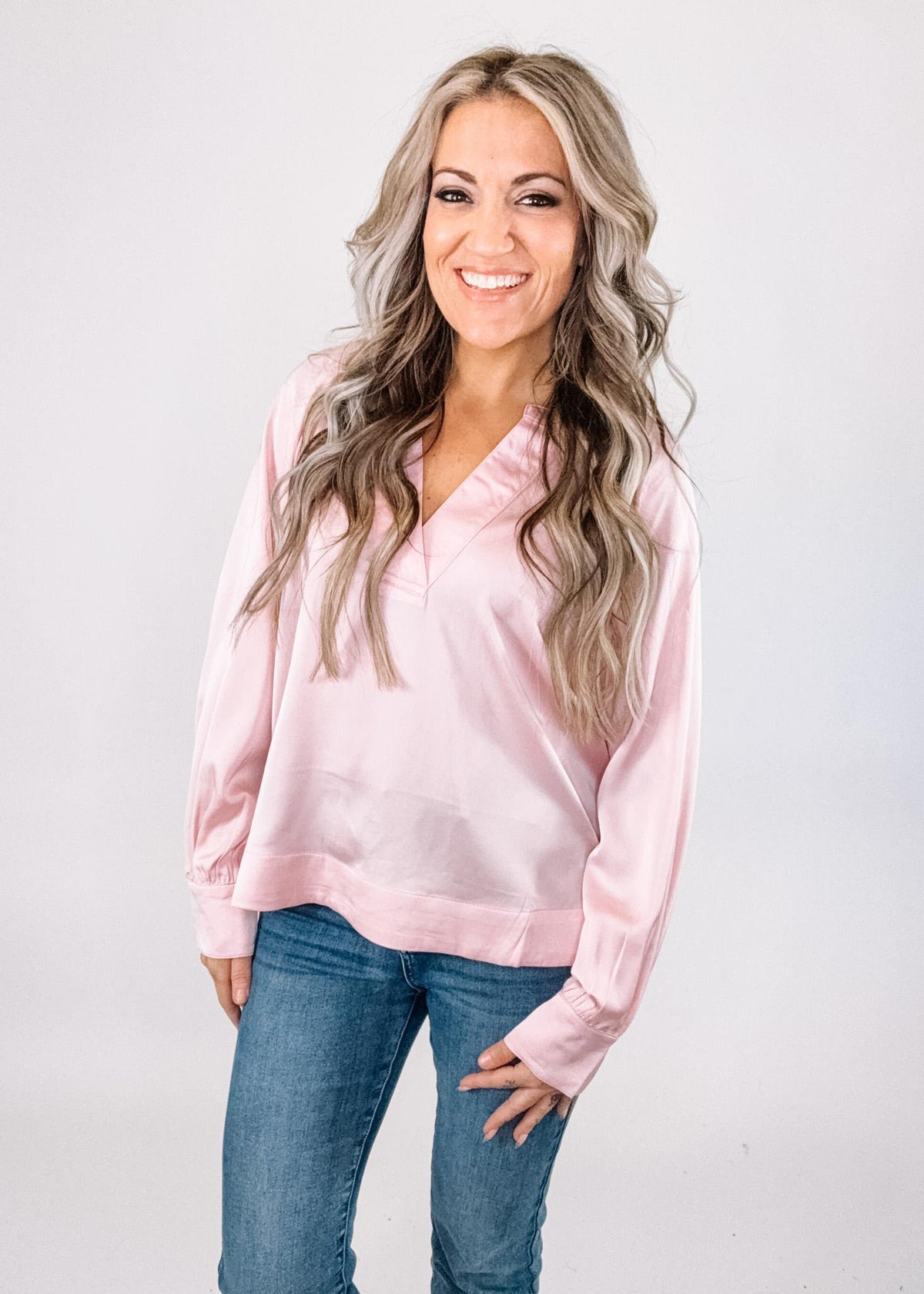 Icy Blush Blouse