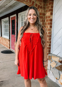 Pin Tuck and Baby Frill Dress