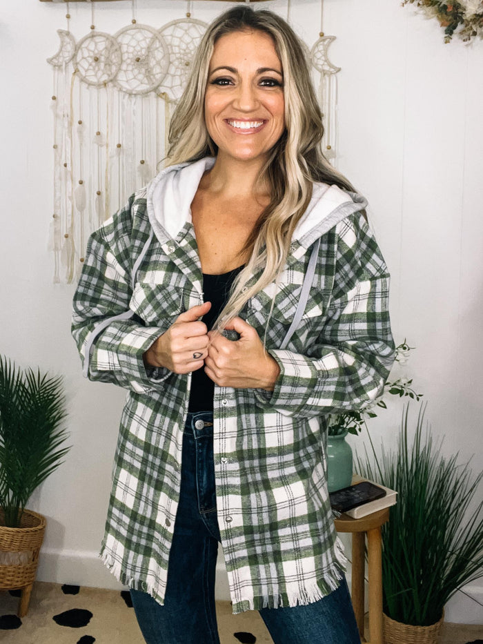 Teal & Orange Plaid Flannel – LeLa's Boutique