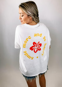 Smile and Be Happy Graphic Tee