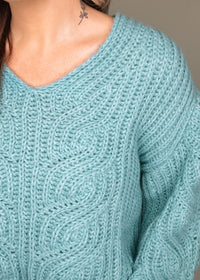 BLACK FRIDAY Mint Knit Sweater