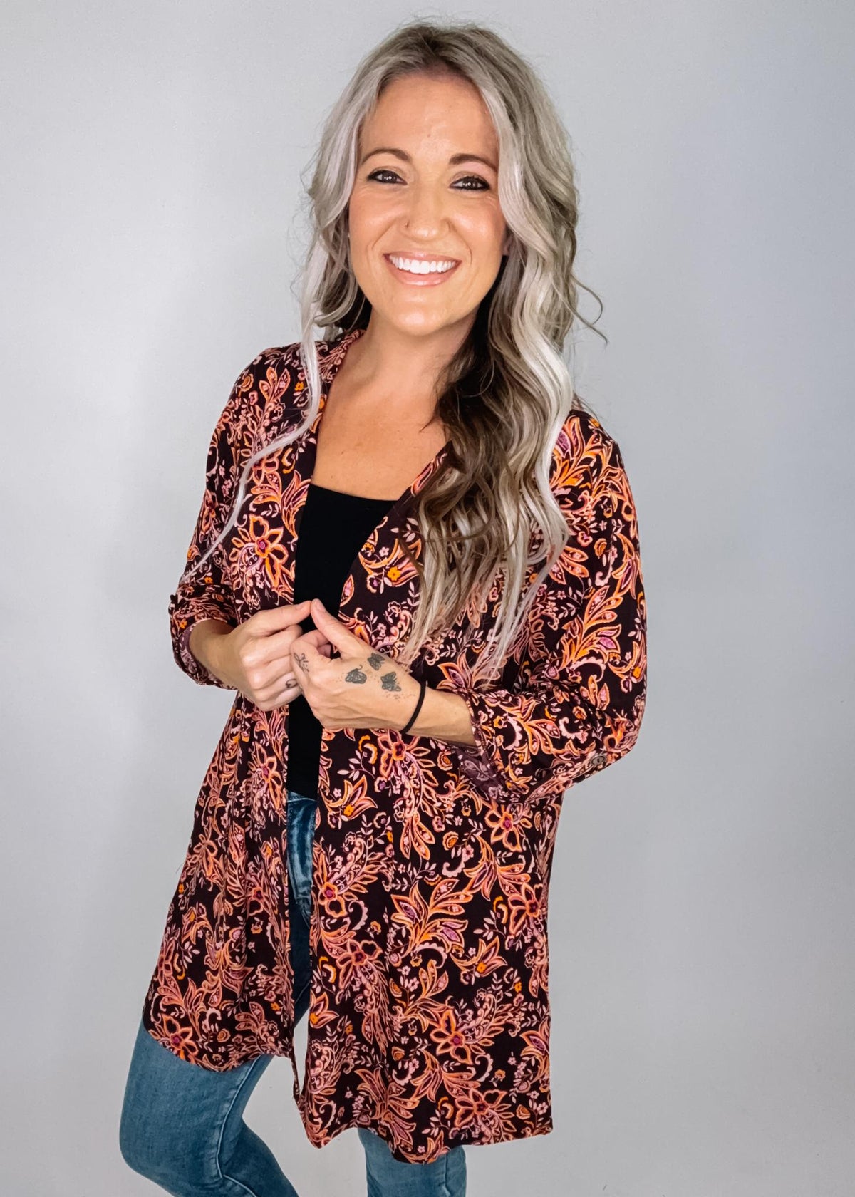 Wine Liz Cardigan