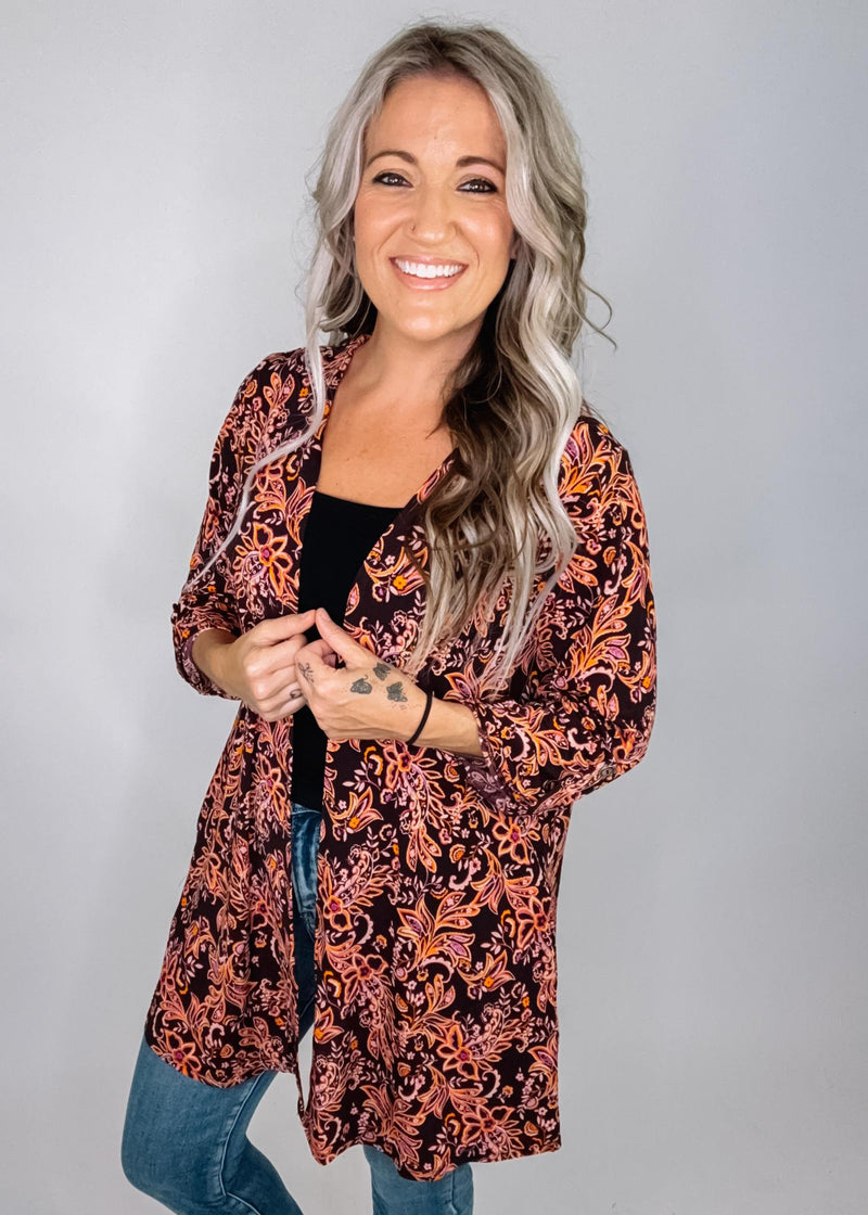 Wine Liz Cardigan