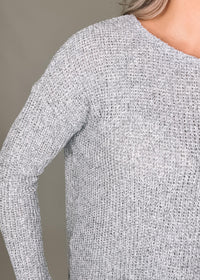 Long Sleeve Crochet Knit Top