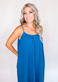 Gauze Midi Dress