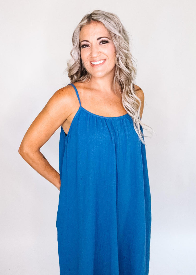 Gauze Midi Dress