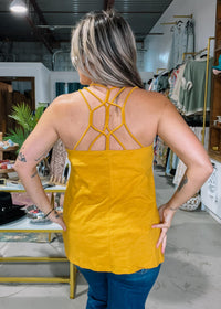 Strappy Back Flowy Tank