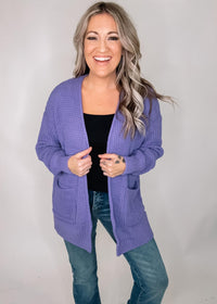 Waffle Knit Cardigan