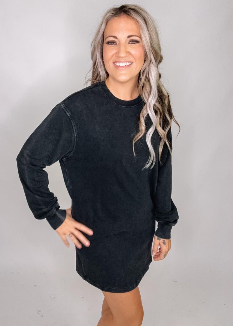 Sweatshirt Mini Dress