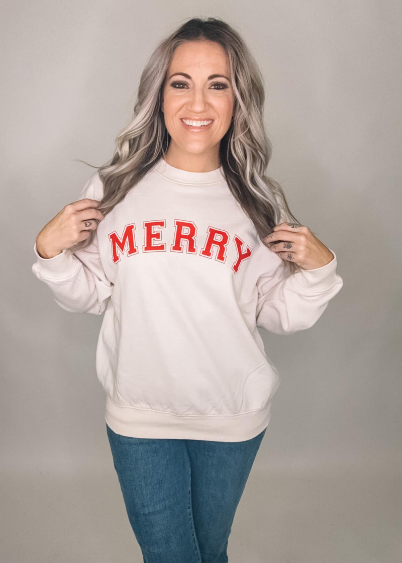 "Merry" Graphic Sweatshirt