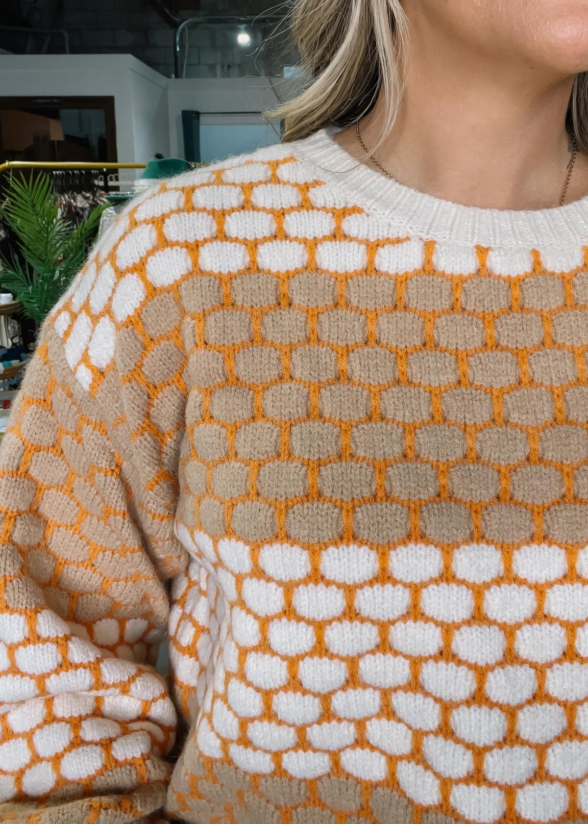 Honeycomb Sweater