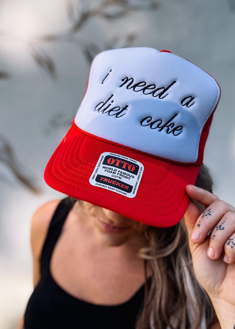 I need a diet coke trucker hat