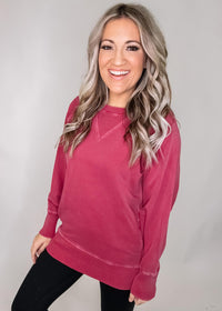 French Terry Pullover with Pockets