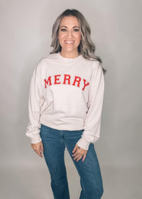 "Merry" Graphic Sweatshirt